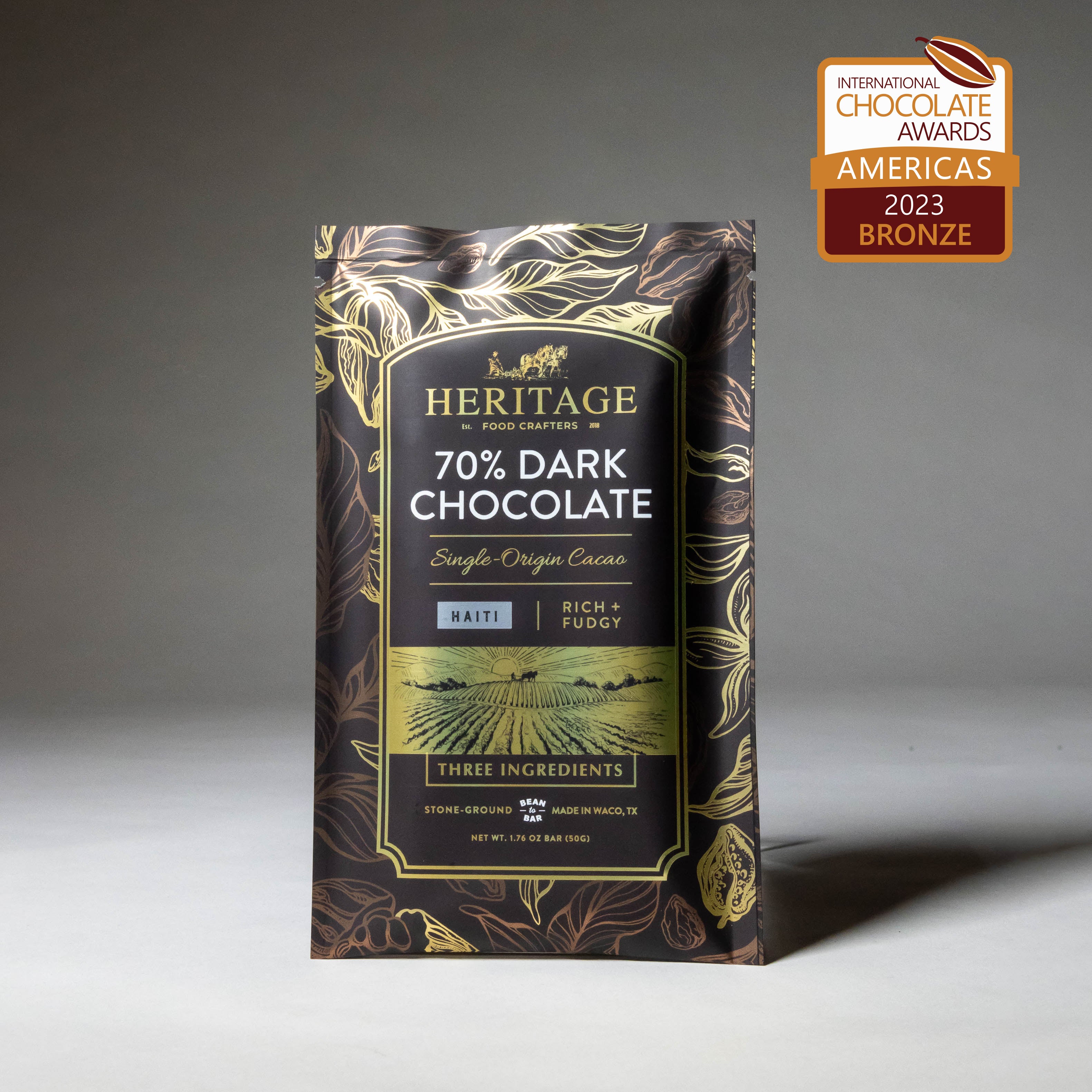 70% Haiti - Single Origin Dark Chocolate Bar – Heritage Food Crafters