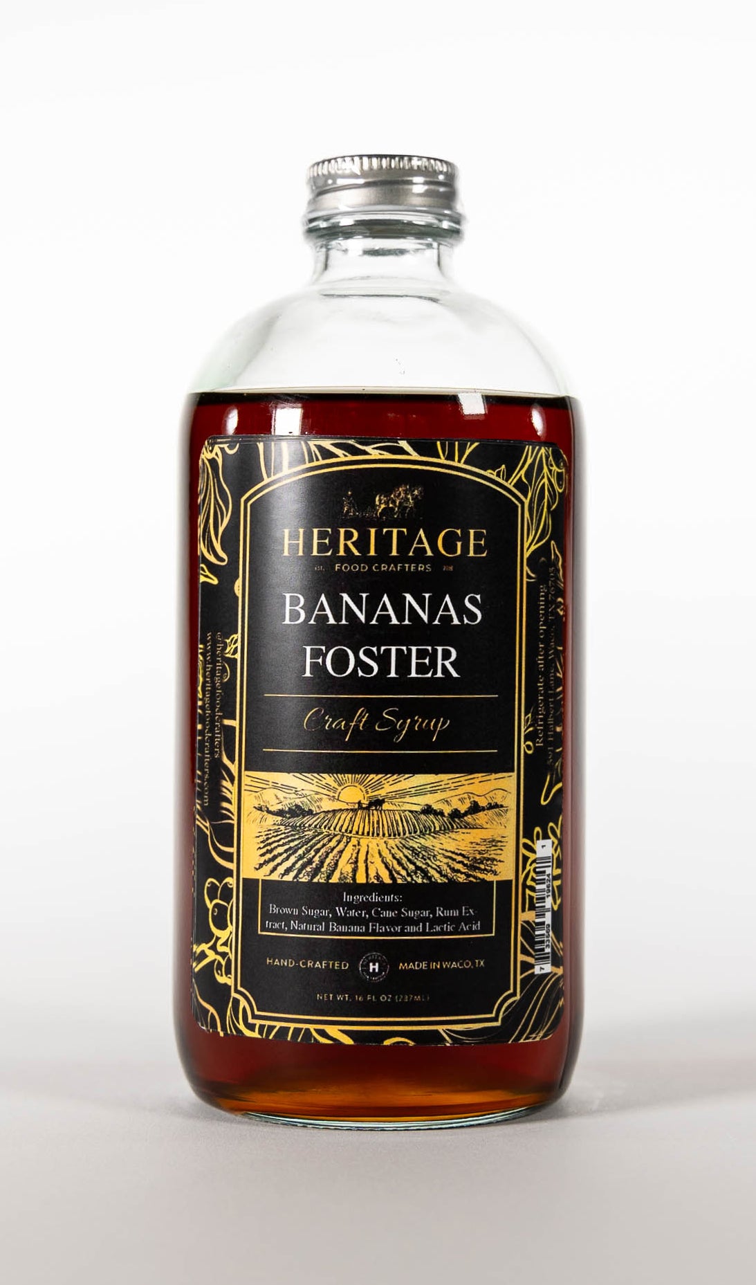 16oz Bananas Foster Syrup