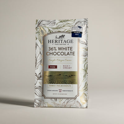 36% White Chocolate Bar 50g - Pure, Indulgent, Award-Winner