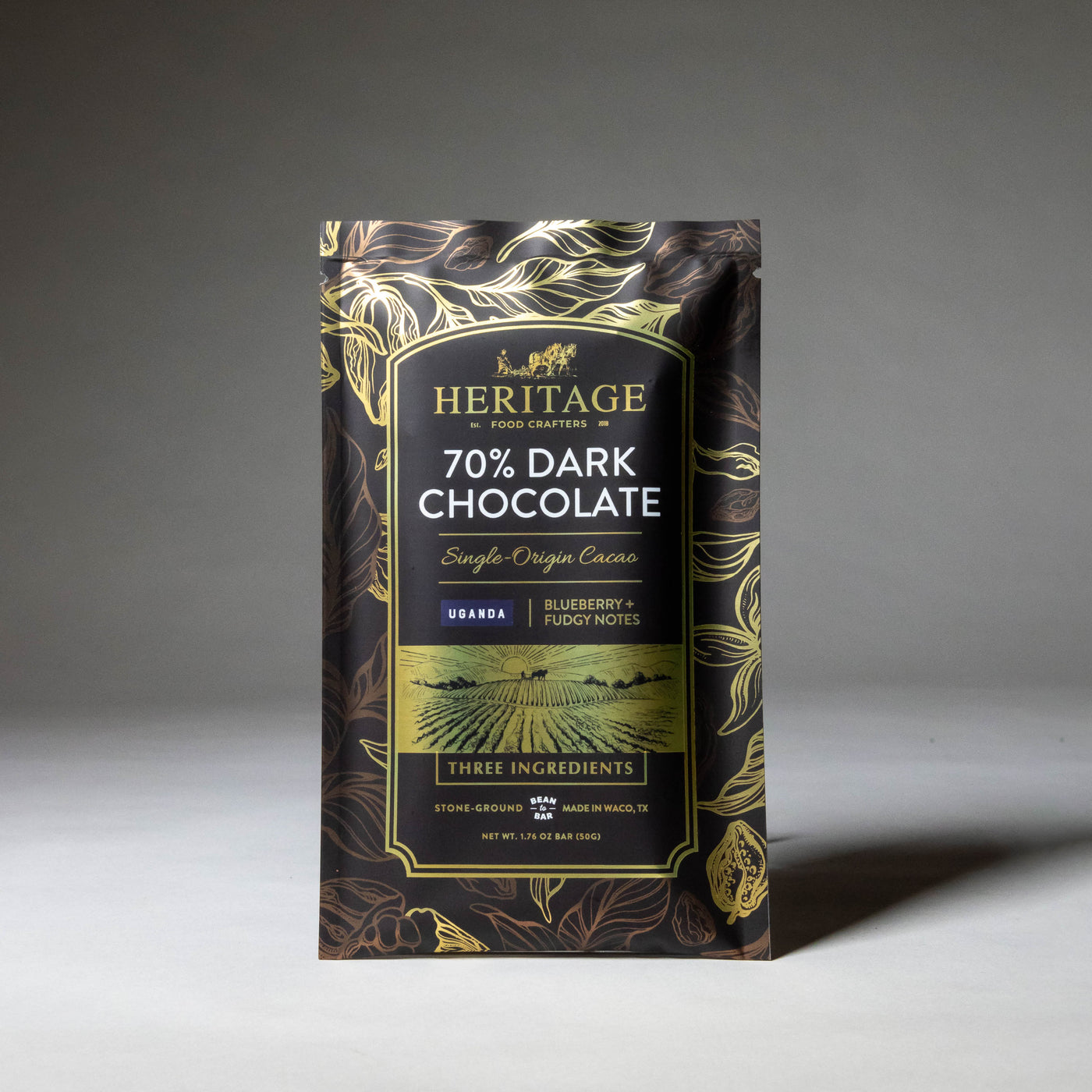 70% Uganda Chocolate Bar 50g